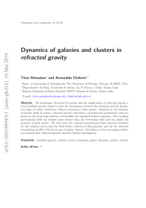 Dynamics of galaxies and clusters in refracted gravity