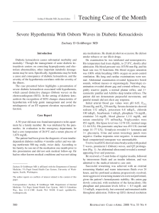 Severe Hypothermia With Osborn Waves in