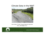 Climate Data in the NWT