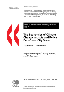 The Economics of Climate Change Impacts and Policy