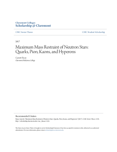 Maximum Mass Restraint of Neutron Stars