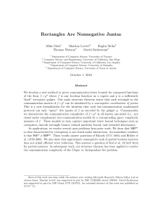 Rectangles Are Nonnegative Juntas - Computer Science