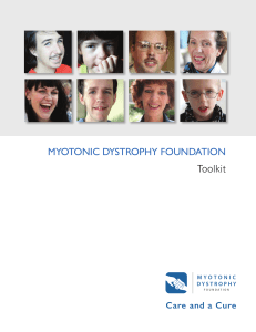 MDF Toolkit - Myotonic Dystrophy Foundation