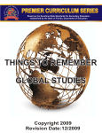 things to remember global studies things to remember global studies