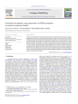Sensitivity of euphotic zone properties to CDOM variations in marine