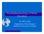 Psychopharmacology of Mood Disorders