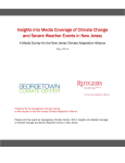 Insights into Media Coverage of Climate Change and Severe