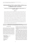 NON-RADIOACTIVE ASSAY FOR ACETYL-CoA