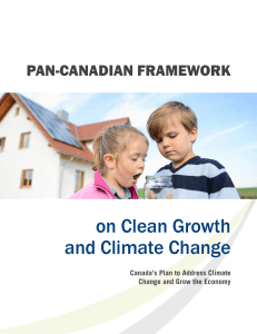 Pan-Canadian Framework on Clean Growth and Climate Change