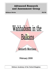 Wahhabism in the Balkans