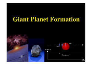 Giant Planet Formation