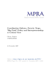 Coordination Failures, Poverty Traps, ”Big Push” Policy and