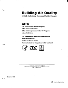Building Air Quality: A Guide for Building Owners and Facility