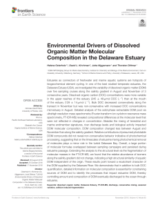 Environmental Drivers of Dissolved Organic Matter Molecular