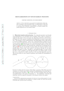 Regularizations of non