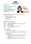 Teacher guide Downturn and recession