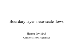 Modelling of boundary-layer type flows - NetFAM 2005-2009