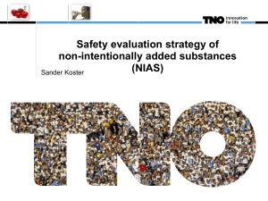 Safety evaluation strategy of non