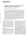 Immediate and short-term hemodynamic effects of diltiazem in