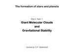Giant Molecular Clouds and Gravitational Stability