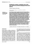 Probing the receptor recognition site of the FimH adhesin by f