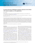 A review of the Sea of Okhotsk ecosystem response to the climate