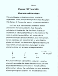 Tutorial 9 - UBC Physics