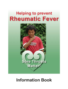 Helping to Prevent Rheumatic Fever