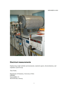 Electrical measurements