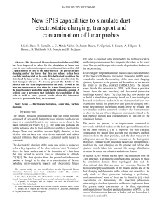 New SPIS capabilities to simulate dust electrostatic charging