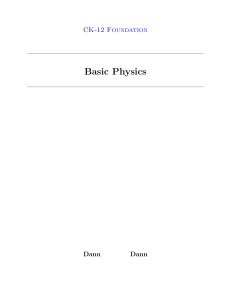 Basic Physics - The Orange Grove