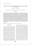 Isolation of Gram Positive and Gram Negative Organisms from Pus