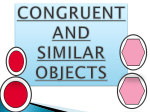 `Congruent and Similar Objects`.