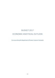 Economic and Fiscal Outlook 2017