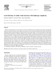 Local diversity of arable weeds increases with landscape