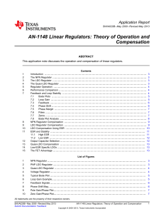 AN-1148 Linear Regulators: Theory of