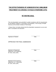 effectiveness of homoeopathic similimum treatment