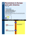 21 Revolutions in Europe and Latin America 1790–1848