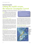 Linking the world`s oceans: the Antarctic Circumpolar Current