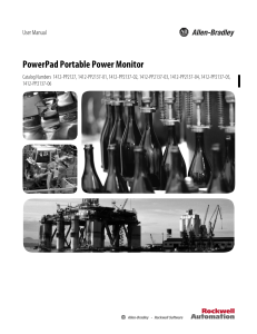 PowerPad Portable Power Monitor User Manual