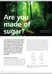Application report: Environmental sugar analysis