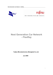 Next Generation Car Network - FlexRay