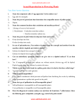 Sexual Reproduction in Flowering Plants