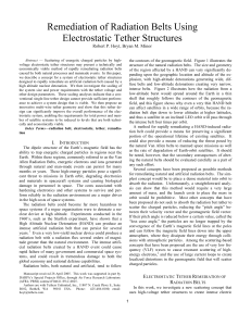 Remediation of Radiation Belts Using