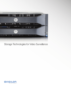 Storage Technologies for Video Surveillance - Ecl-ips
