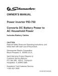 Power Inverter PID-750 Converts DC Battery Power to AC