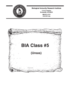 Class-5 – Ureas