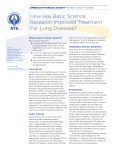 How Has Basic Science Research Improved Treatment For Lung