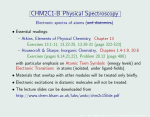 CHM2C1-B Physical Spectroscopy