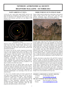 October 2011 - Newbury Astronomical Society